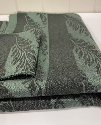 Materialpakke til forkle i svart og grønn