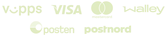 Logoer: Vipps, Visa, Mastercard, Walley, Posten Norge og PostNord